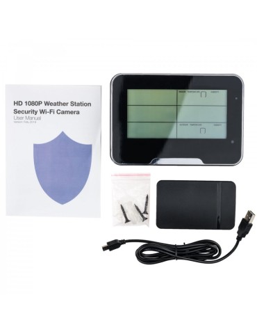 Weather station with hidden Wi-Fi camera: Secutek SAH-WS01