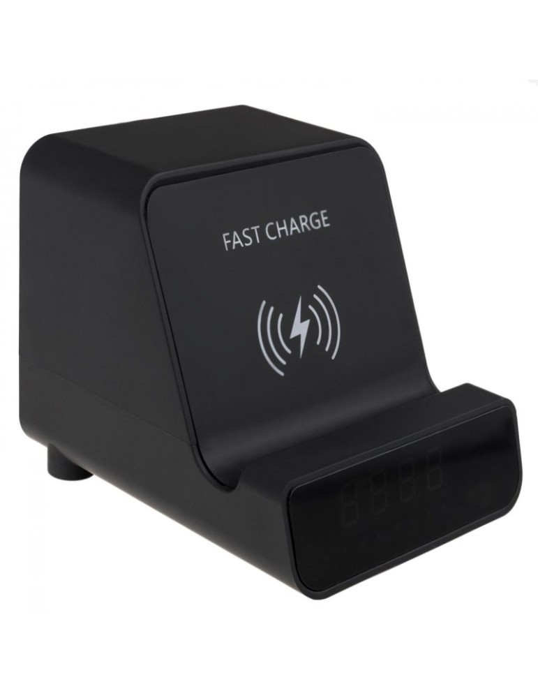 Wi-Fi camera in a Secutek MDCPW11 wireless charger with clock