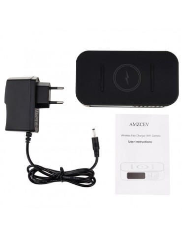 Secutek MDCFC01 Wireless Charger with Hidden Camera