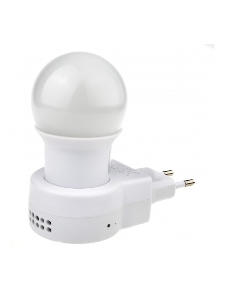 Hidden Wi-Fi IP camera in night light Secutek SAH-IP023