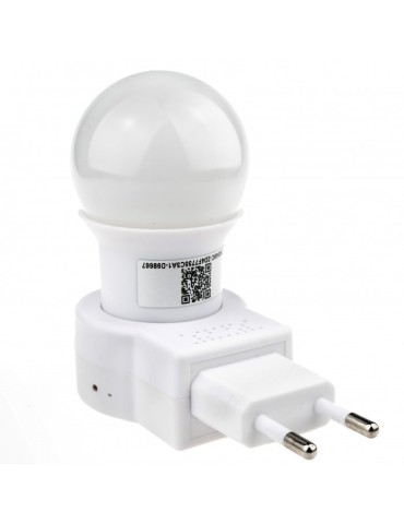 Hidden Wi-Fi IP camera in night light Secutek SAH-IP023