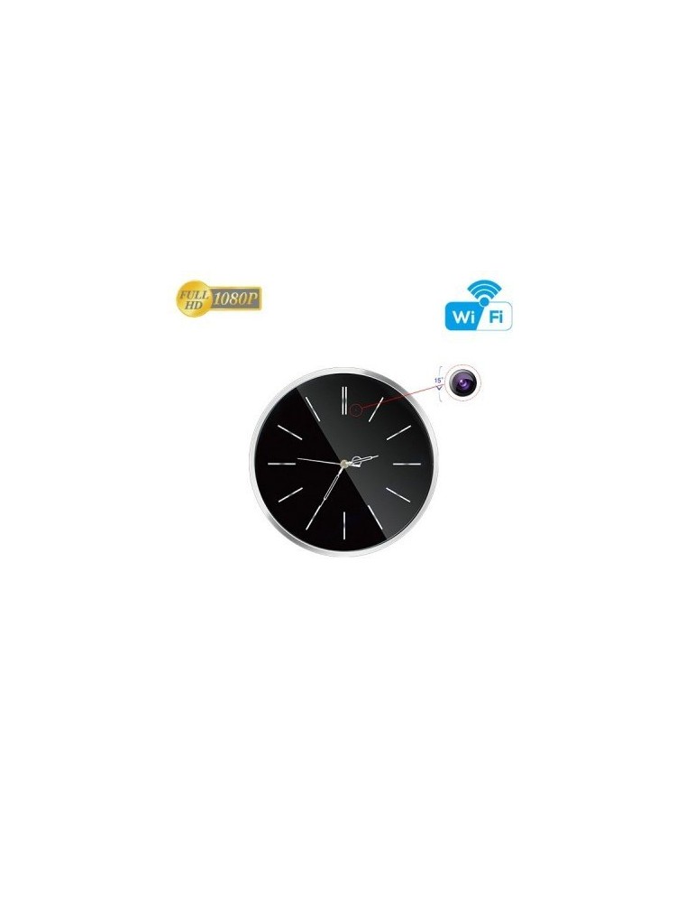 Wall clock with Full HD camera Secutek SAH-IP100